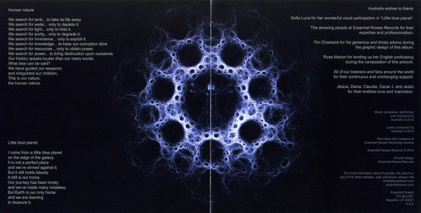 Australis : Sentient Genus (CD, Album)