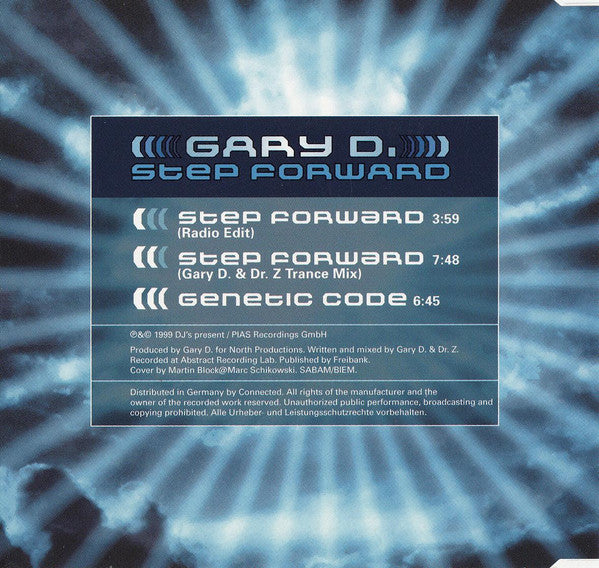 Gary D. : Step Forward (CD, Maxi)