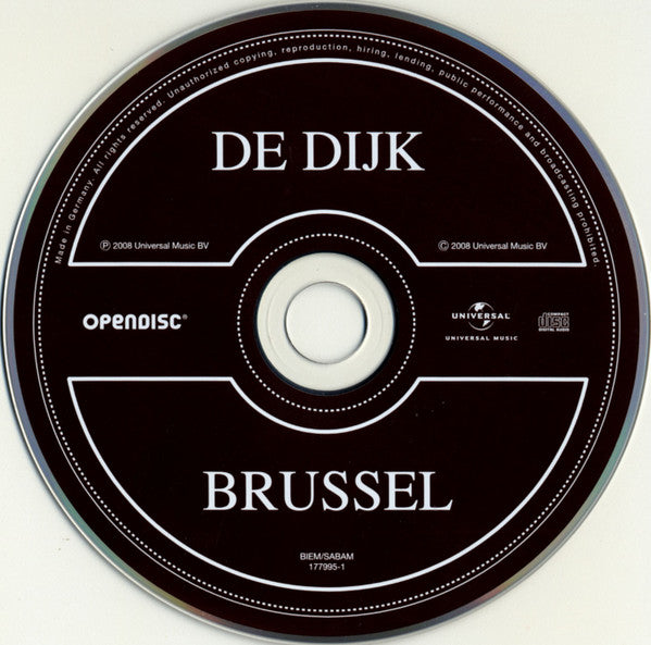 De Dijk : Brussel (2xCD, Album)