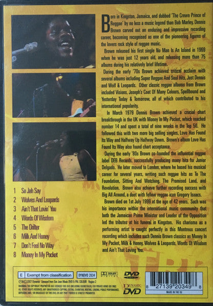 Dennis Brown : Live At Montreux (DVD-V)