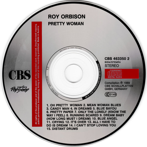 Roy Orbison : Pretty Woman (CD, Comp)