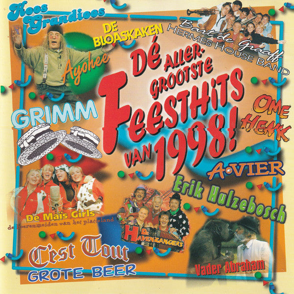 Various : De Allergrootste Feesthits Van 1998! (CD, Comp)
