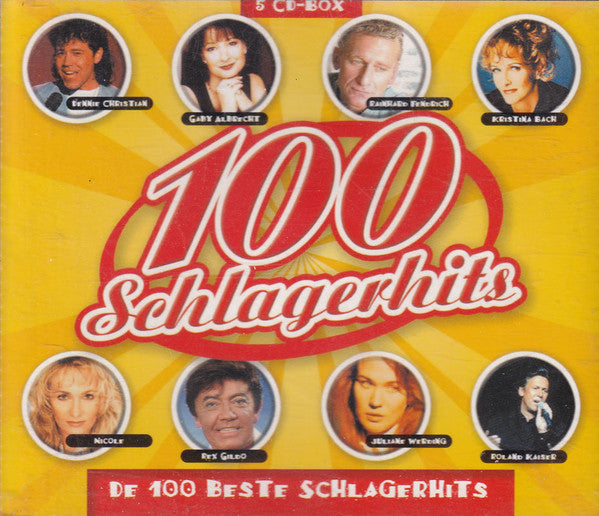 Various : 100 Schlager Hits - De 100 Beste Schlagerhits (5xCD, Comp)
