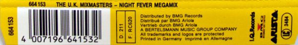 The UK Mixmasters : Night Fever Megamix (CD, Single)