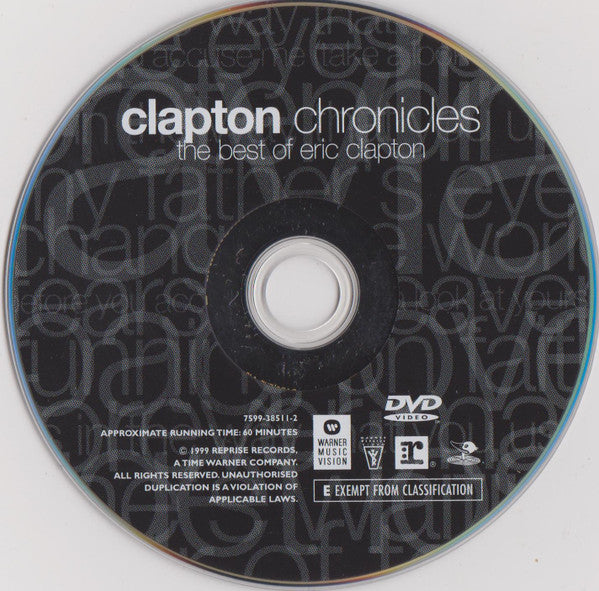 Eric Clapton : Clapton Chronicles (The Best Of Eric Clapton) (DVD-V, Comp, Copy Prot., PAL)