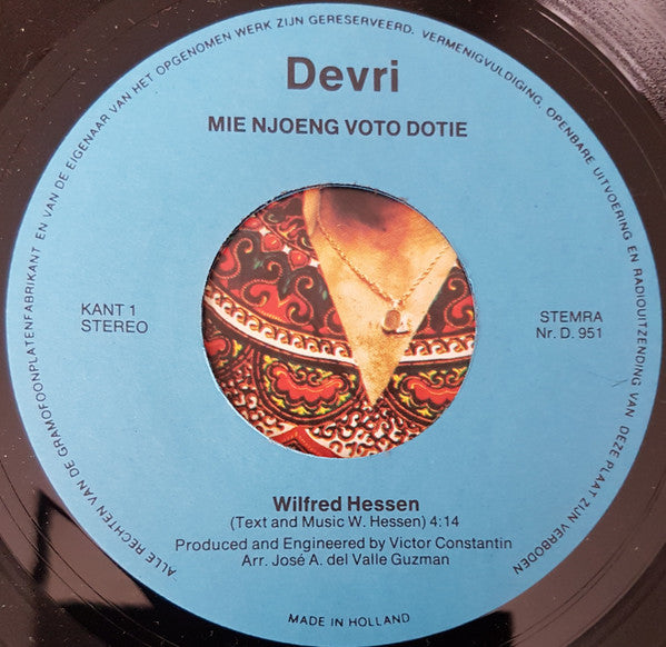 Wilfred Hessen : Mie Njoeng Voto Dotie (7")