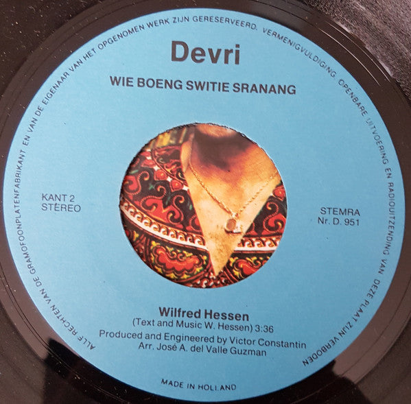 Wilfred Hessen : Mie Njoeng Voto Dotie (7")