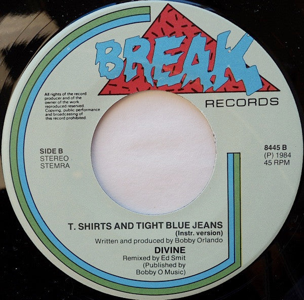 Divine : T Shirts And Tight Blue Jeans (7")