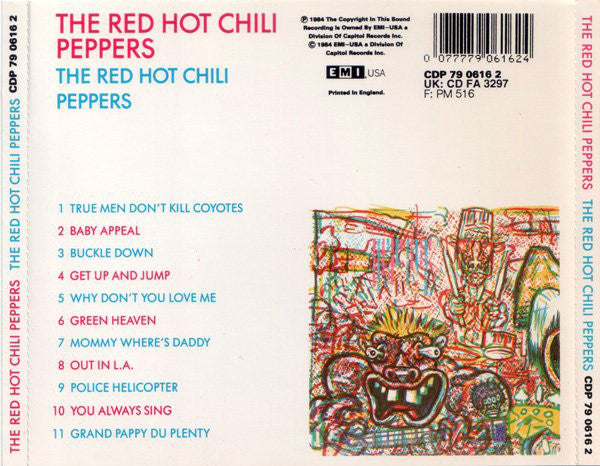 Red Hot Chili Peppers : The Red Hot Chili Peppers (CD, Album, RE)