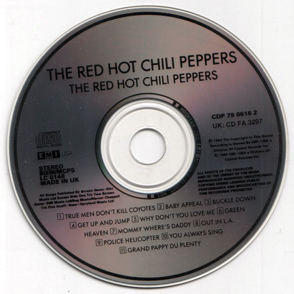Red Hot Chili Peppers : The Red Hot Chili Peppers (CD, Album, RE)