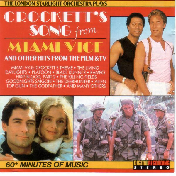 London Starlight Orchestra : Crockett's Song From Miami Vice (And Other Hits From Film & TV) (CD)