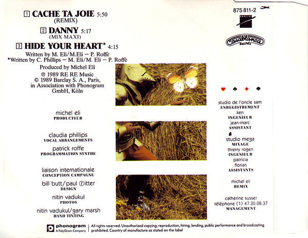 Claudia Phillips : Cache Ta Joie (CD, Maxi)