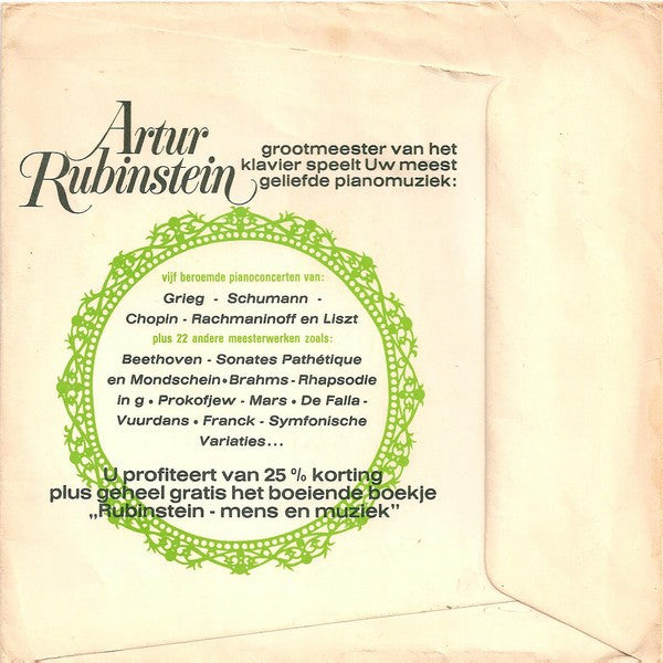 Arthur Rubinstein : Willem Duys Presenteert The Artistry Of Artur Rubinstein (Flexi, 7", S/Sided, Single, Smplr)