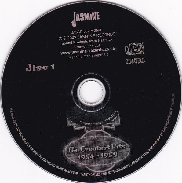 Various : Doo Wop The Greatest Hits 1954 - 1958 (2xCD, Comp)