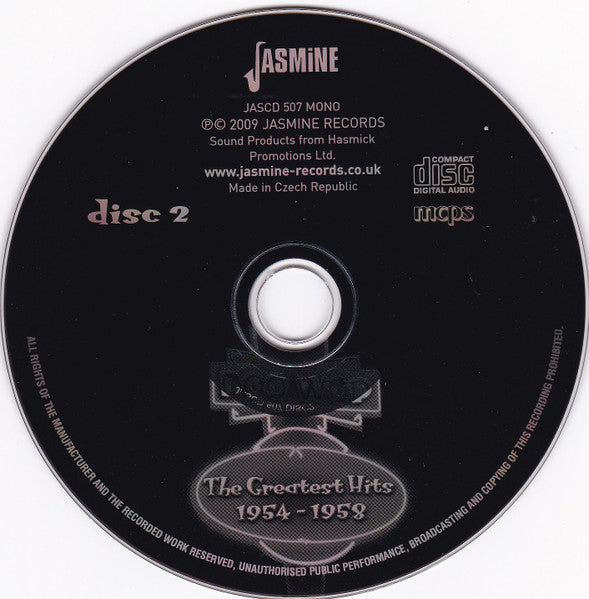 Various : Doo Wop The Greatest Hits 1954 - 1958 (2xCD, Comp)