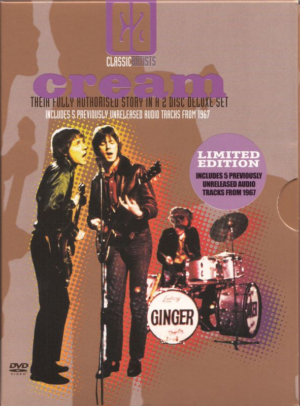 Cream (2) : Their Fully Authorised Story (DVD-V, Ltd, PAL + CD)