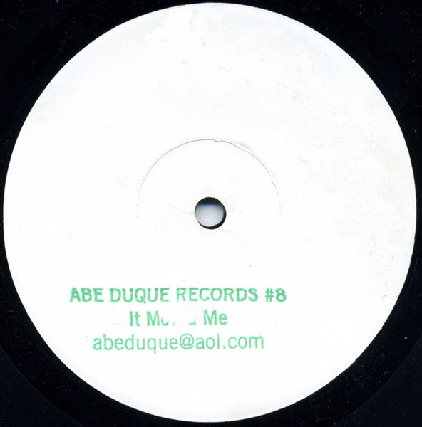 Abe Duque : It Moved Me (12", W/Lbl)