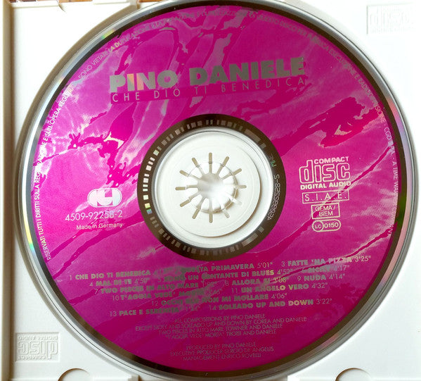 Pino Daniele : Che Dio Ti Benedica (CD, Album)