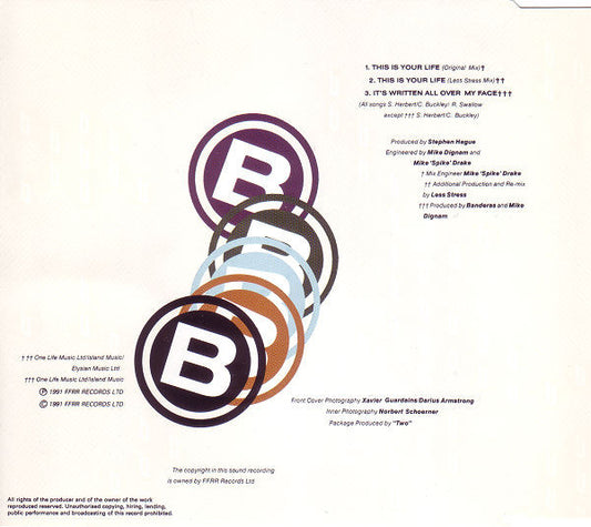 Banderas : This Is Your Life (CD, Maxi)