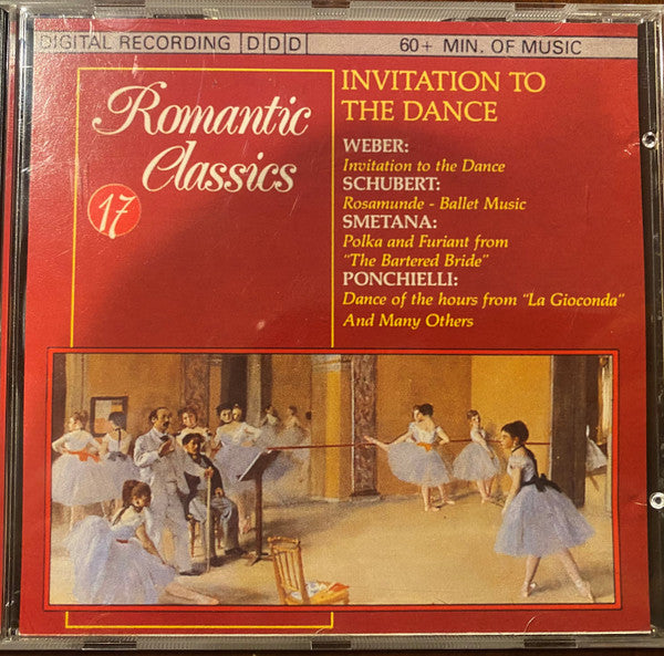 Various : Romantic Classics 17: Aufforderung zum Tanz/Invitation to the Dance (CD, Comp)
