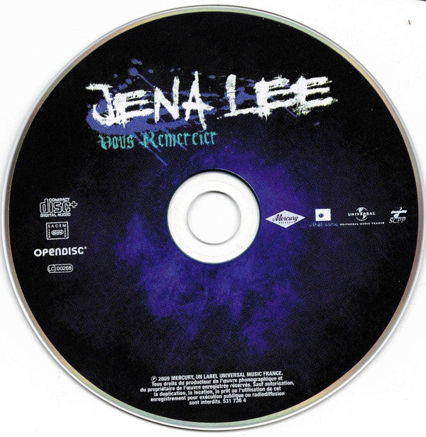 Jena Lee : Vous Remercier (CD, Album, Enh, Ope)