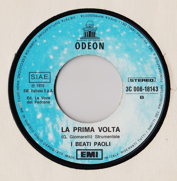 Andrea E Nicole / I Beati Paoli : La Prima Volta (7")