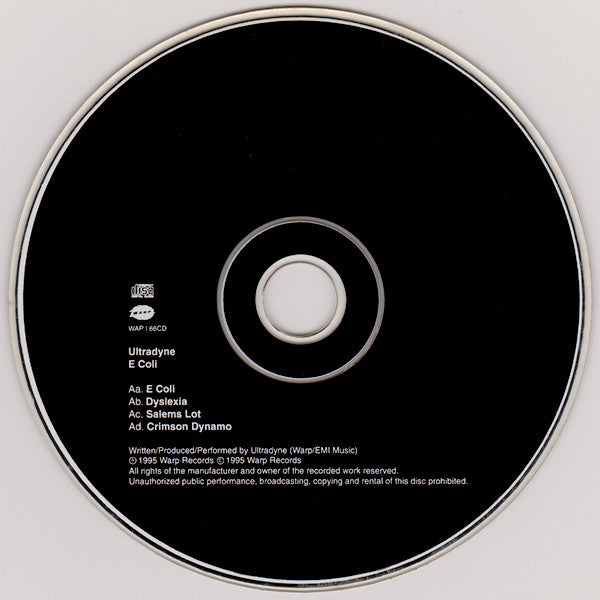 Ultradyne : E Coli (CD)