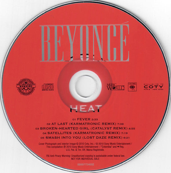 Beyoncé : Heat (CD, Ltd, Promo)