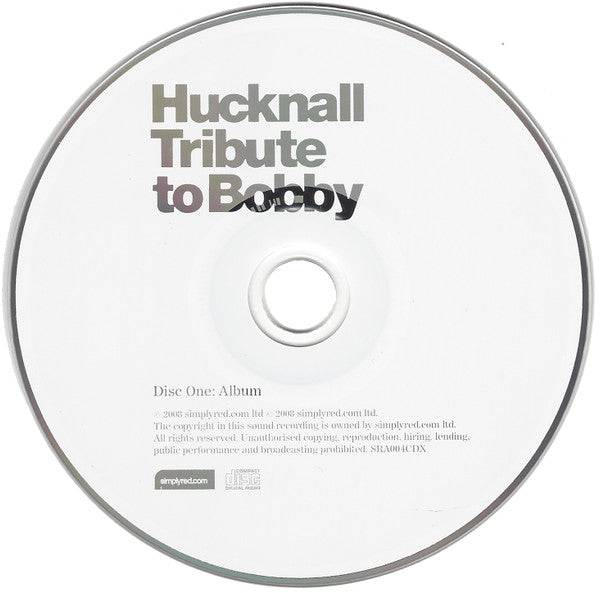 Hucknall* : Tribute To Bobby (CD, Album + DVD-V, NTSC)