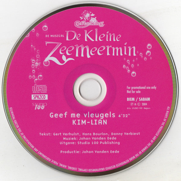 Kim-Lian : De Kleine Zeemeermin: Geef Me Vleugels (CD, Single)