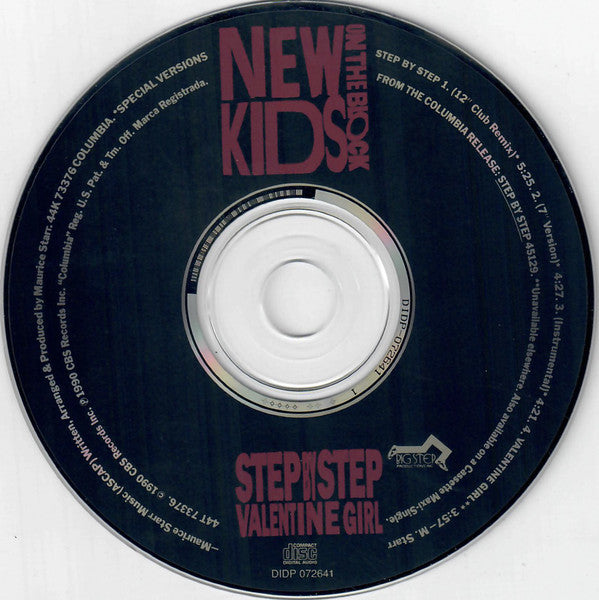New Kids On The Block : Step By Step (CD, Maxi)