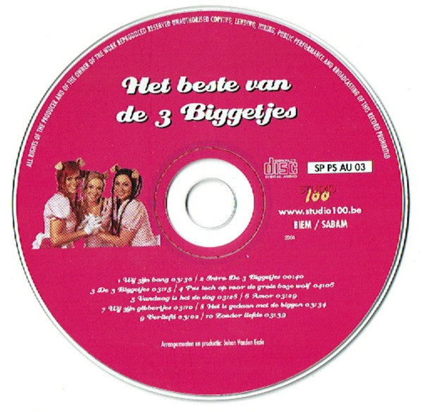 K3 : Studio 100 Cd-Collectie - Het Beste Van De 3 Biggetjes ! (CD, Comp)
