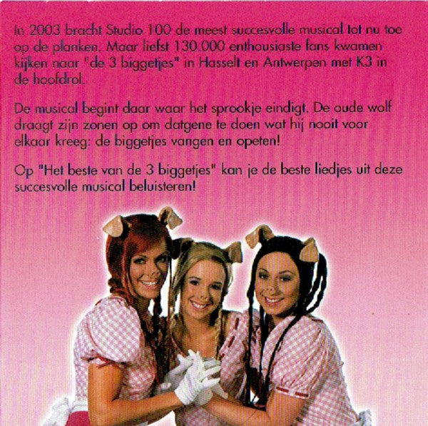 K3 : Studio 100 Cd-Collectie - Het Beste Van De 3 Biggetjes ! (CD, Comp)