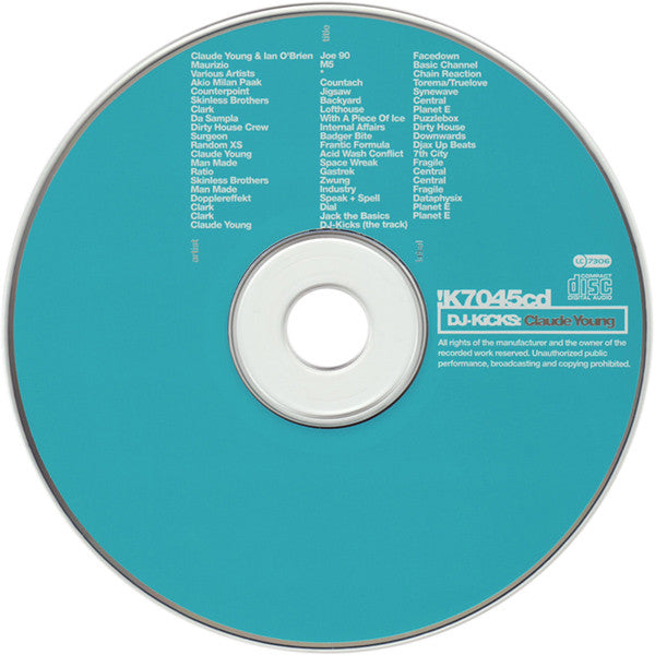 Claude Young : DJ-Kicks (CD, P/Mixed)