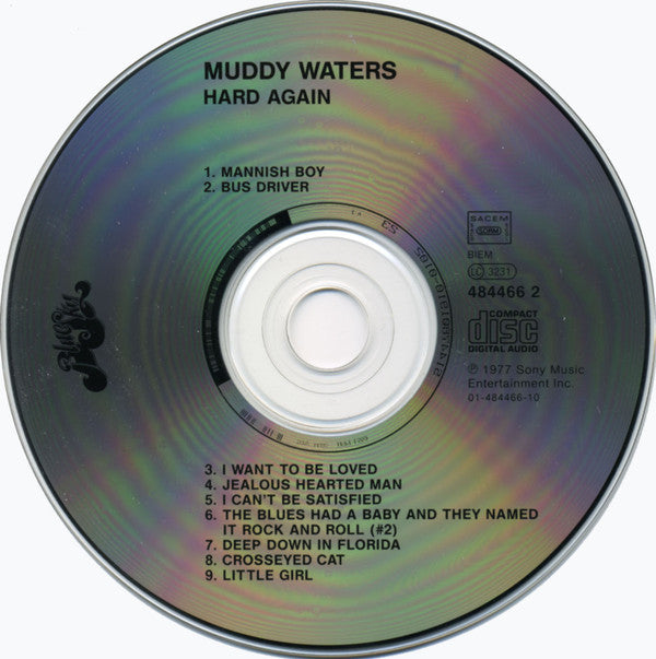 Muddy Waters : Hard Again (CD, Album, RE)
