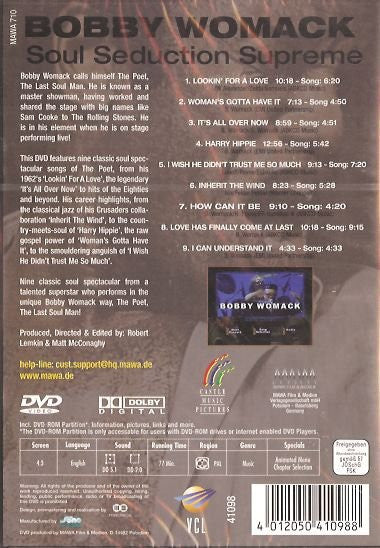 Bobby Womack : Soul Seduction Supreme (DVD-V, Album, PAL)