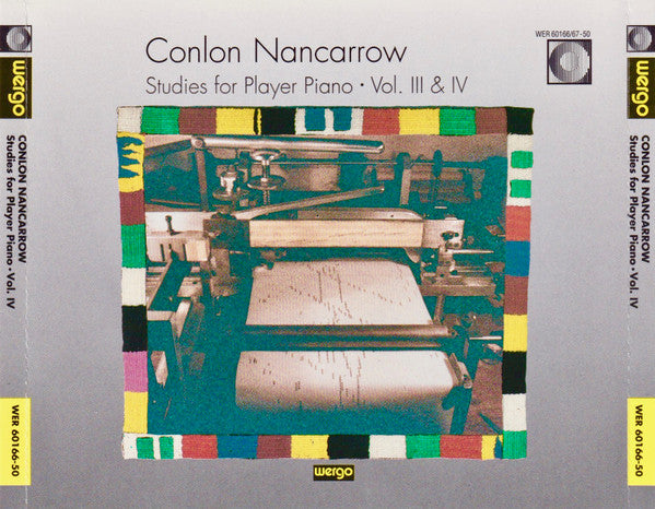 Conlon Nancarrow : Studies For Player Piano - Vol. III & IV (2xCD, Album)