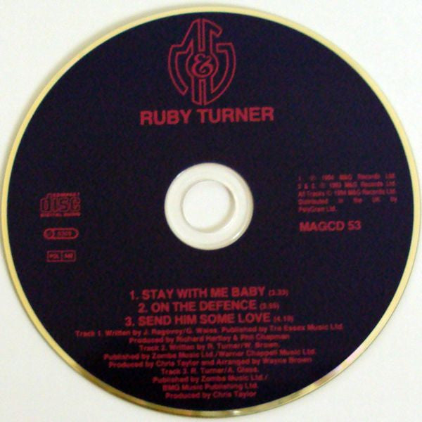 Ruby Turner : Stay With Me Baby (CD, Single)