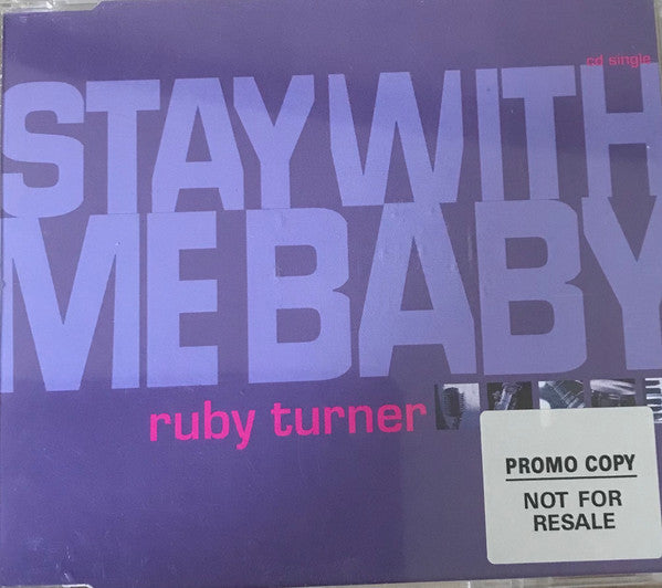 Ruby Turner : Stay With Me Baby (CD, Single)