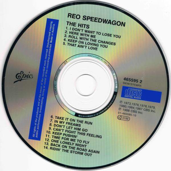 Reo Speedwagon : The Hits (CD, Comp)