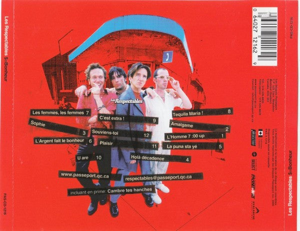 Les Respectables : $=Bonheur (CD, Album)