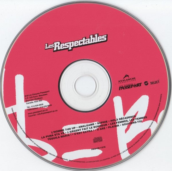 Les Respectables : $=Bonheur (CD, Album)