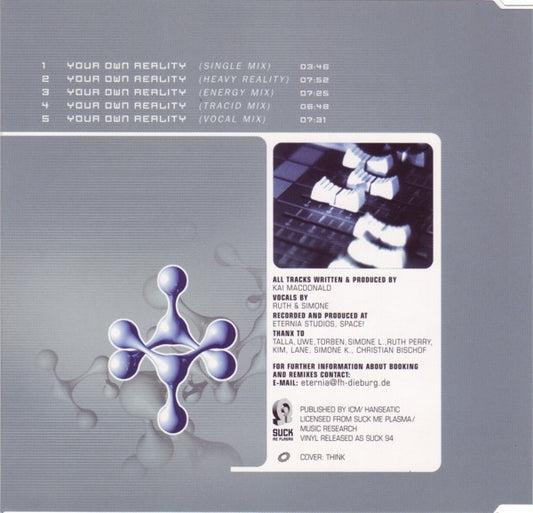Kai Tracid : Your Own Reality (CD, Maxi)