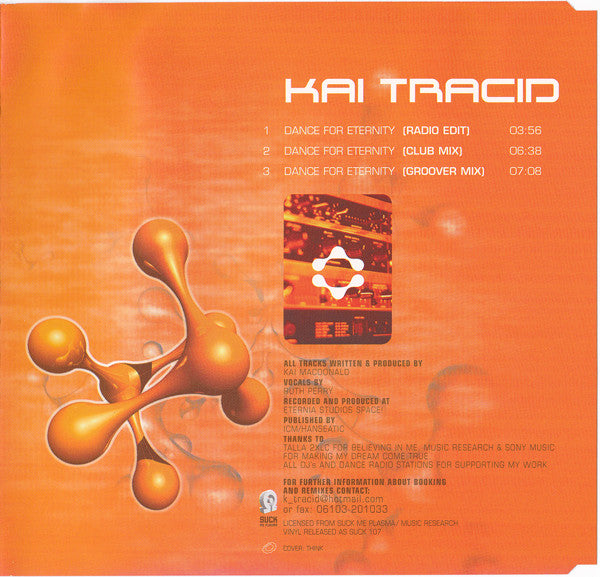 Kai Tracid : Dance For Eternity (CD, Maxi)