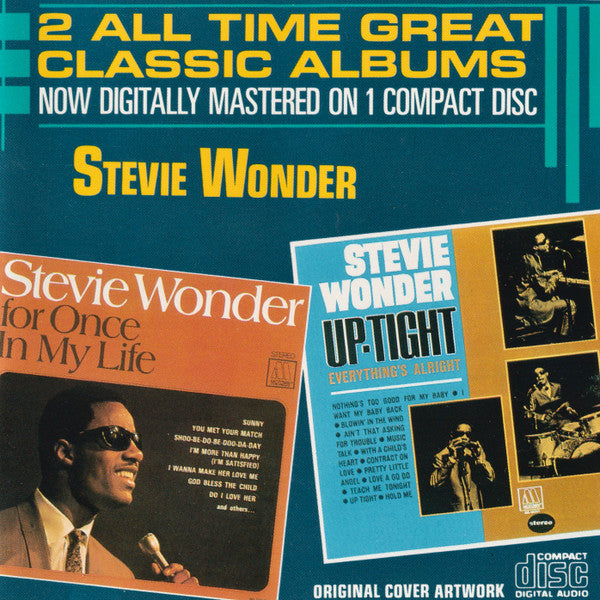 Stevie Wonder : For Once In My Life / Uptight (CD, Comp)