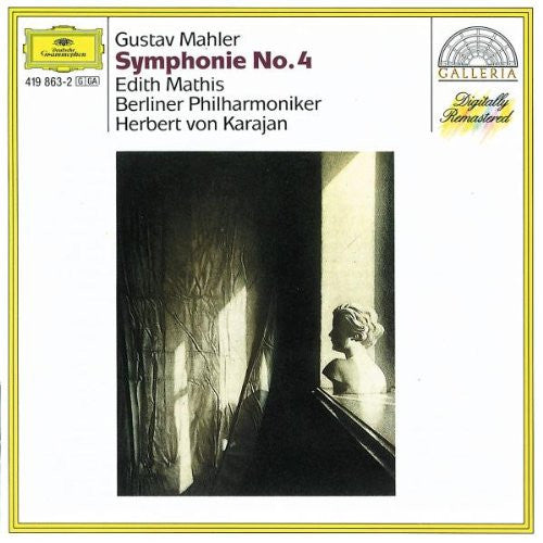 Gustav Mahler - Edith Mathis, Berliner Philharmoniker, Herbert von Karajan : Symphonie No. 4 (CD, Album, RE, RM)
