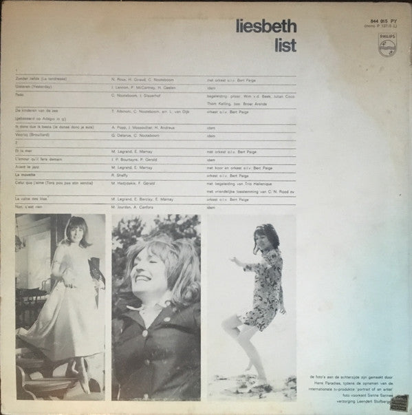 Liesbeth List : Liesbeth List (LP, Album)