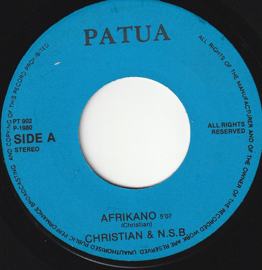Christian Sénélis & New Selection Of Blacks : Afrikano (7")