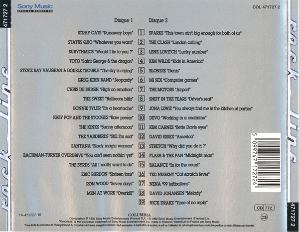 Various : Rock Line (2xCD, Comp)