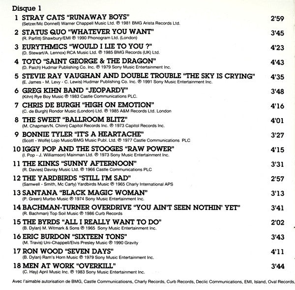 Various : Rock Line (2xCD, Comp)